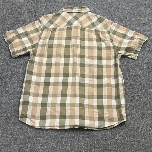 The North Face Shirt Men's Large Multicolor Plaid 100% Cotton Pockets Button-Up - Picture 2 of 10